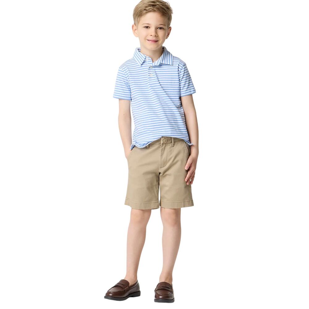 Crewcuts Boys' Gramercy Flex Chino Shorts - Khaki Size 4
